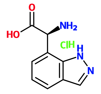 (image for) MCYA0696 (S)-2-Amino-2-(1H-indazol-7-yl)acetic acid hydrochloride